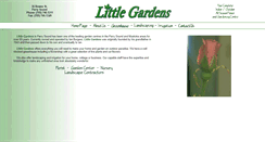 Desktop Screenshot of littlegardens.ca